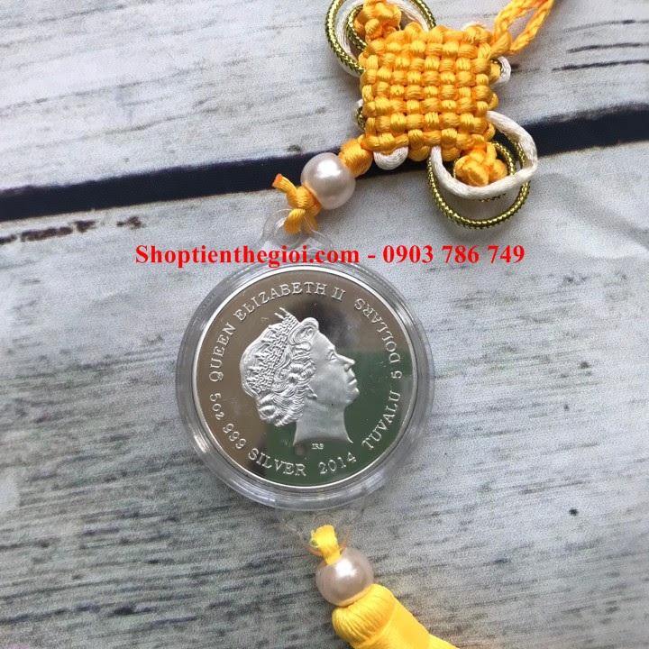 Dây treo Xu tứ linh phong thuỷ - SP005162